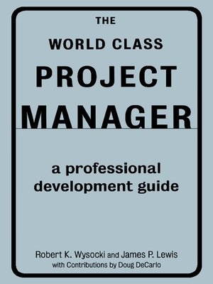 cover image of The World Class Project Manager